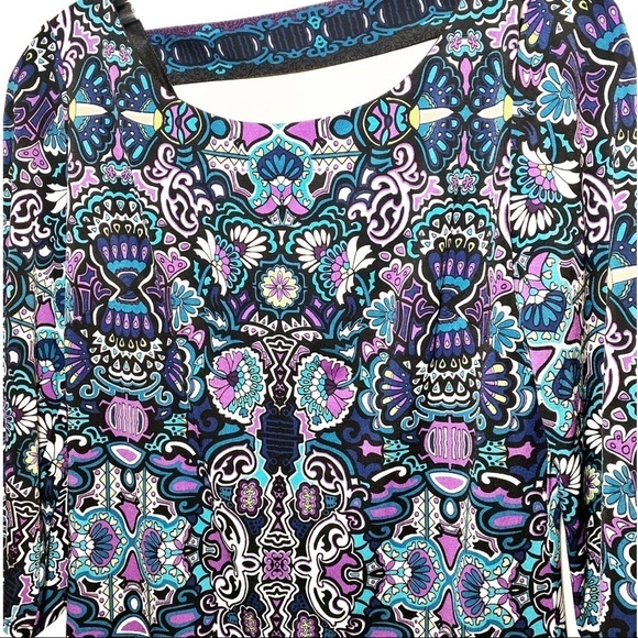 LAUNDRY BY SHELLI SEGAL Calypso Stretchy V-Back Mini Shift Dress, Size XS - Picture 5 of 10